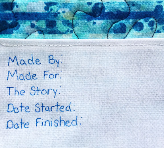 What Information Should You Include on a Quilt&nbsp;Label?