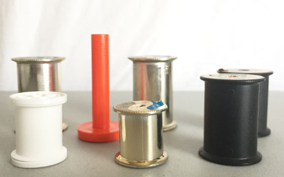 Empty thread spools